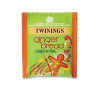 Twinings - Gingerbread Indulgence - Green Tea - Single Envelope - Festive Spiced Flavoured Green Tea
