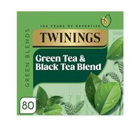 Twinings Green Tea and Black Tea Blend, 80 Tea bags