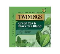 Twinings - Green Tea & Black Tea Blend - 80 Tea Bags - Smooth Balanced Flavour - Sugar Free - Everyday Tea - Natural Antioxidants - Morning or Afterno