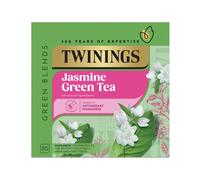 Twinings Green Tea & Jasmine 80 Tea Bags Sugar Free Floral Infused Green Tea Antioxidant Rich Everyday Brew