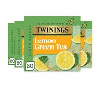 Twinings Green Tea with Lemon 320 Tea Bags (Multipack of 4 x 80 Bags)