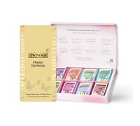 Twinings Happy Birthday Superblends Collection Gift Box | 40 Tea Bags | 8 Premium Green & Herbal Infusions | Ideal Birthday Gift for Women & Men
