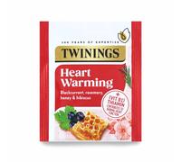 Twinings Superblends Heartea Tea - Blackcurrant & Rosemary Herbal Tea Infusion with Honey, Hibiscus & Vitamin B1 (Thiamin) - 20 x Biodegradable Tea Bags
