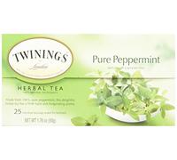 Twinings, Herbal Tea, Pure Peppermint, Caffeine Free, 25 Tea Bags, 1.76 oz