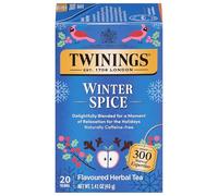 Twinings, Herbal Tea, Winter Spice, Naturally Caffeine Free, 20 Tea Bags, 1.41 oz (40 g)