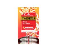 Twinings - Honey & Rooibos - Herbal Tea - 15 Pyramid Tea Bags - Individually Wrapped - Naturally Caffeine Free
