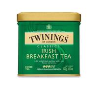 Twinings - Irish Breakfast - Loose Leaf Black Tea - 100g Tea Caddy - International Blend - Strong Rich Taste