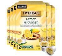 Twinings K Cups, Lemon and Ginger, 12 Count (Pack of 6)