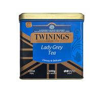 Twinings - Lady Grey - Loose Leaf Black Tea - 500g Tea Caddy - Light Citrus Infused Bergamot Blend