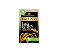Twinings Lady Grey Tea Bright & Refreshing Black Tea with Zesty Orange, 40 Biodegradable Tea Bags