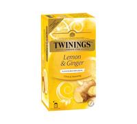 Twinings Lemon and Ginger Fruit Infusion Tea Bags (Pack of 20)