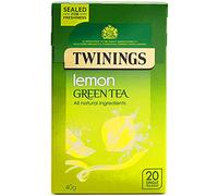 Twinings Lemon Green Tea 20 Single Tea Bags, 40g