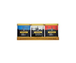 Twinings London Skyline Red, White and Blue Caddies (Pack of 2)