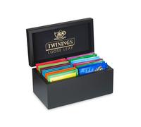 Twinings Loose Leaf Pyramid Tea Box Tea Filled Box 2 Compartments Tea Gift Box Holds Up to 24 Tea Bags