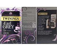 Twinings Loose Leaf Tea Strong Bold & Malty English Breakfast, Earl Grey, Assam