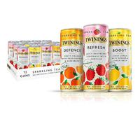 Twinings Mixed Case - Sparkling Tea (12 x 250ml cans) - Refresh, Boost, Defence