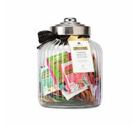 Twinings Mixed Tea & Infusions Selection Filled Jar - 70 Tea Bags - Large Ribbed Glass Jar - Filled With A Range of Tea - Variety Tea Gift