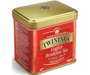 Twinings Of London - English Breakfast Tea -100 gr | Traditional blend of black tea, strong and full-bodied flavour