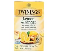 Twinings Of London Lemon & Ginger Herbal Tea - 20 Ct