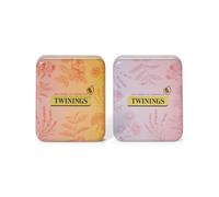 Twinings - Pack of 2 Pocket Tea Tins - Mixed Selection - Portable Reusable Mini Tins with Assorted Tea Bags - Perfect for On-the-Go Brewing
