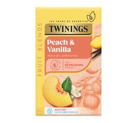 Twinings Peach Cooler. Peach Flavoured Fruit Infusion Tea Bags. 20 tea