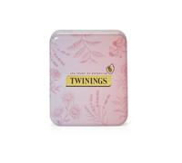 Twinings Pink Pocket Tin 4 Envelopes of Superblends 2 x Sleep & 2 x Glow Twinings Tea Selection