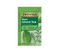 Twinings - Pure Green Tea - 20 Tea Bags - Sugar Free - 100% Natural Green Tea - Antioxidant Rich - Light and Refreshing Daily Tea