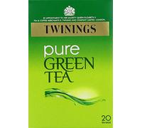 Twinings Pure Green Tea 20 Teabags (Pack of 8, Total 160 Teabags)