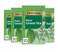 Twinings Pure Green Tea 80 Tea Bags (Pack of 4 x 20 Tea Bags)