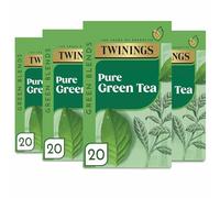 Twinings Pure Green Tea 80 Tea Bags (Pack of 4 x 20 Tea Bags)