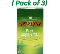 Twinings Pure Green Tea All Natural Tea bags 3 x Packs (75 Tea Bags Total)