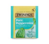 Twinings Pure Peppermint Single Envelope Individually Wrapped Tea Envelope Single Serve Tea Format