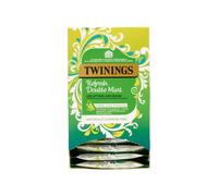 Twinings - Refresh Double Mint - Herbal Tea - 15 Pyramid Tea Bags - Individually Wrapped - Cooling Mint Blend