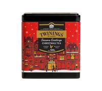 Twinings Season'S Greetings Christmas Tea Loose Leaf Black Tea Caddy Festive Spiced Seasonal Blend