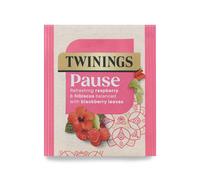 Twinings Soulful Blends Pause Inspired by Ayurveda - Refreshing Raspberry & Hibiscus Herbal Tea Infusion with Blackberry Leaves - 20 x Biodegradable Tea Bags