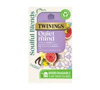 Twinings Soulful Blends Quiet Mind Inspired by Ayurveda Velvety Vanilla Herbal Tea Infusion with Fig Rooibos 20 x Biodegradable Tea Bags