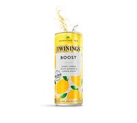 Raspberry and Lemon Sparkling Tea with Added Magnesium, Niacin & Vitamin C - Refresh Sparkling Tea - Twinings