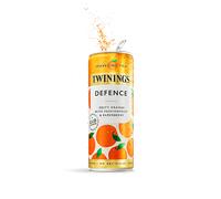 Twinings Sparkling Tea Defence 4 Pack - Orange & Passionfruit Flavoured with Green Tea Infusion, Elderberry Extract & added Vitamins