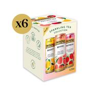 Twinings Sparkling Tea Mixed Variety 24 Pack Lightly Sparkling Tea Drink Selection