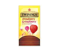 Twinings Strawberry & Raspberry Envelope Tea Bags - 4 x 20 (Total 80)