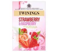 Twinings Strawberry & Raspberry (Pack of 4) 80 Tea Bags