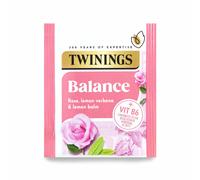 Twinings Superblends - Balance - Rose & Lemon Green Tea Infusion - Added Vitamin B6 - Health Tea Drink 4 x 20 Tea Bags