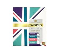 Twinings Superblends Collection Gift Box | Green Tea & Herbal Infusions Selection Box | Wellness Gift | 8 flavours | 40 Recyclable Individually Wrapped Plant-Based Tea Bags