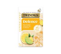 Twinings - Superblends Defence - 20 Envelopes - Sugar Free - Herbal Tea Blend - Immune Support - Antioxidant Rich - Daily Wellness Tea