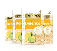 Twinings Superblends Defence Tea - Citrus & Ginger Green Tea Herbal Infusion with Echinacea & Vitamin C - 80 x Biodegradable Tea Bags