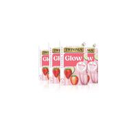 Twinings Superblends Glow Tea - Strawberry & Cucumber Green Tea with Aloe Vera & Biotin for Skincare & Hair Care, 80 x Biodegradable Tea Bags