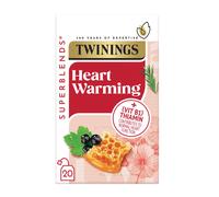Twinings Superblends Heartea Tea - Blackcurrant & Rosemary Herbal Tea Infusion with Honey, Hibiscus & Vitamin B1 (Thiamin)