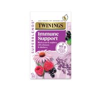 Twinings - Superblends Immune Support - Herbal Tea Bags - 20 Envelopes - Vitamin Rich Tea - Daily Immunity Support