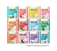 Twinings - Superblends Refill Pack - 12 Assorted Green Tea & Infusion Envelopes