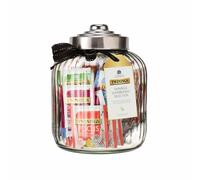 Twinings Superblends Selection Filled Jar - 70 Tea Bags - Large Ribbed Glass Jar - Filled With A Range of Infusion Tea - Wellness Tea Gift